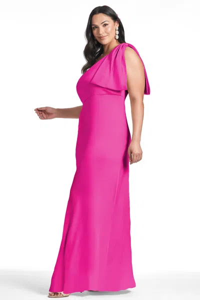 Shop Sachin & Babi Chelsea Gown In Dragonfruit