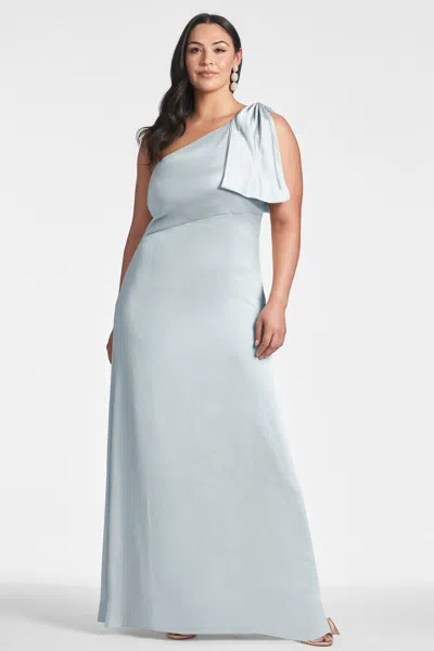 Shop Sachin & Babi Chelsea Gown In Ice Blue