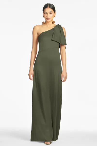 Shop Sachin & Babi Chelsea Gown In Moss Green