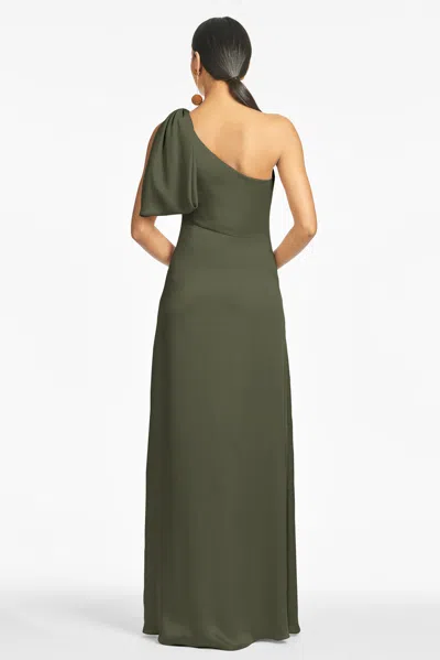 Shop Sachin & Babi Chelsea Gown In Moss Green