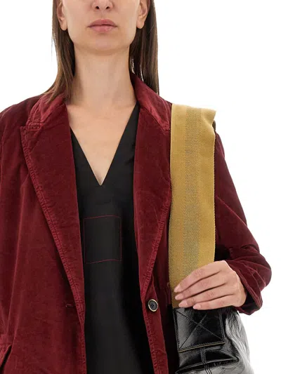 Shop Uma Wang "katia" Jacket In Red