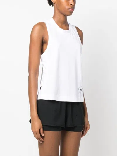 Adidas By Stella Mccartney True Pace Running Logo-print Tank Top