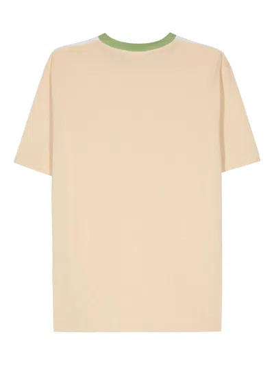 Shop Café Kitsuné Cafe Kitsune Colorblock Relax Tee Shirt