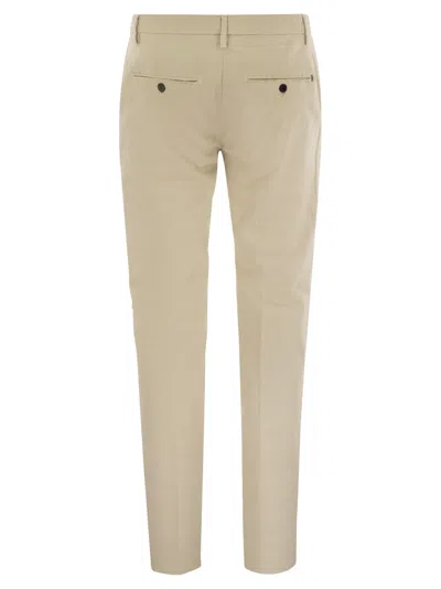 Dondup Spiritissimo - Regular Chino Trousers In Light Gabardine