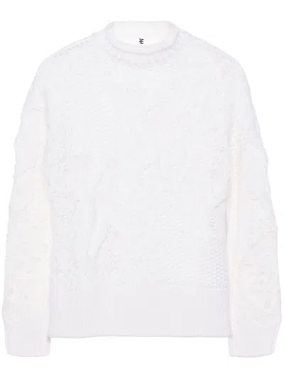 Shop Ermanno Scervino Embroidered Wool Sweater