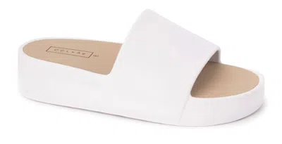 Corkys Footwear Women's Popscicle Slide Sandal In White In White