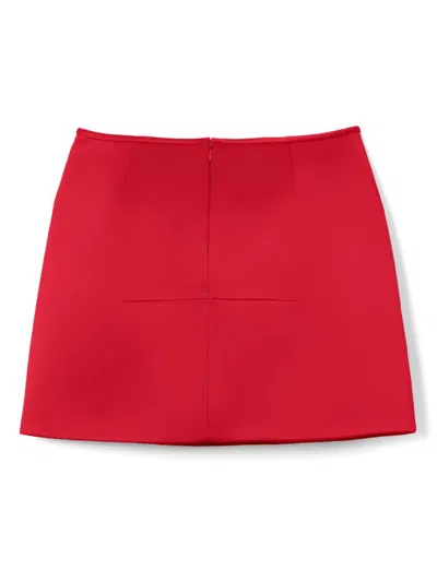 Marc Jacobs Women Duchess Satin Skirt In Red
