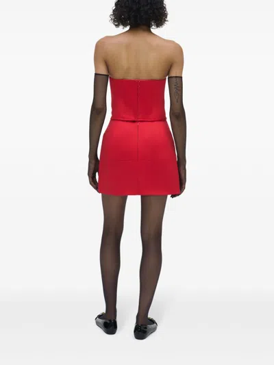 Marc Jacobs Women Duchess Satin Skirt In Red
