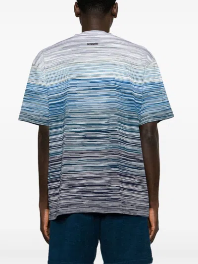 Missoni Gradient-effect Striped Cotton T-shirt