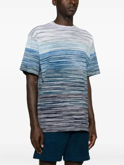 Missoni Gradient-effect Striped Cotton T-shirt