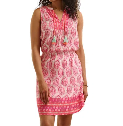 Hatley Chloe Geo Mosaic Sleeveless Dress In Multi