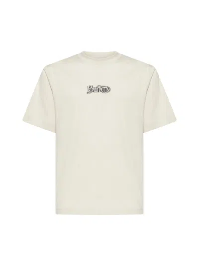 Shop Burberry T-shirts And Polos In Tundra