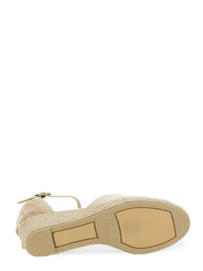 Shop Castaã±er Castañer Espadrille Caya In Beige