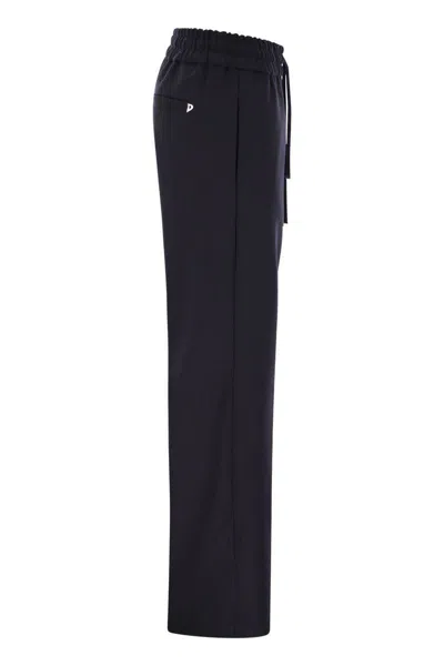 Dondup Marisol Drawstring-waist Track Pants In Black