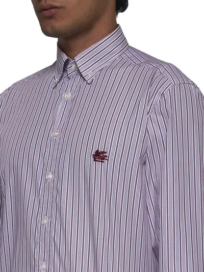 Shop Etro Shirts In Multicolor