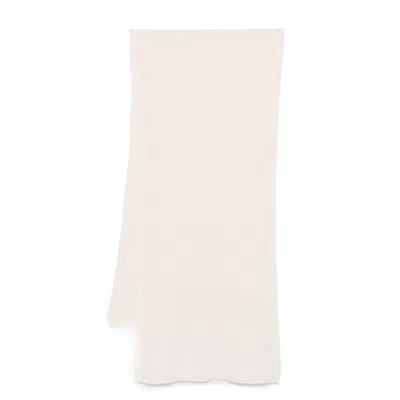 Lady Anne Cable-knit Scarf In White