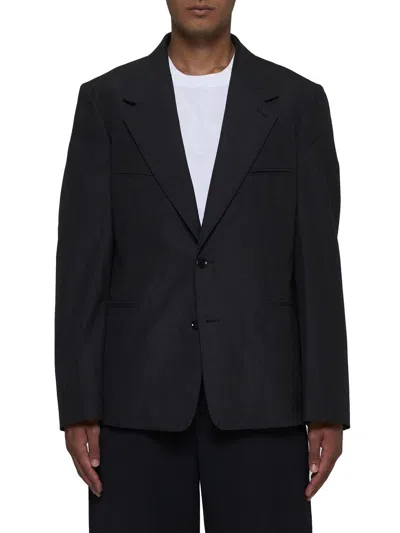 Shop Lemaire Jackets In Caviar