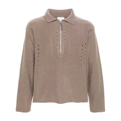 Roa Pullover Mit Lochmuster In Beige