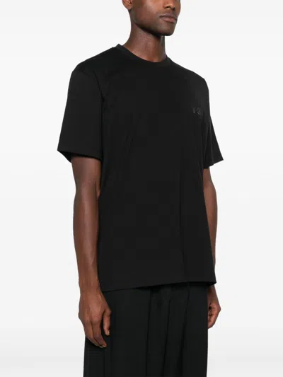 Shop Y-3 Y 3 Logo Cotton T Shirt