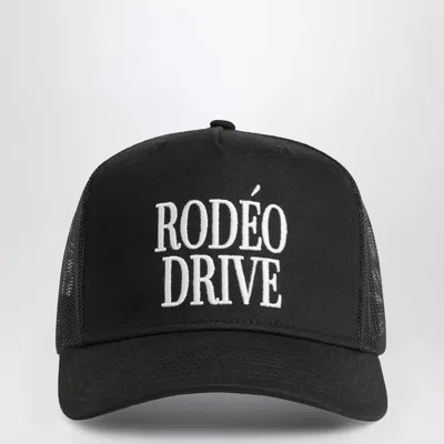 1989 Studio Rodeo Drive Trucker Cap In Black