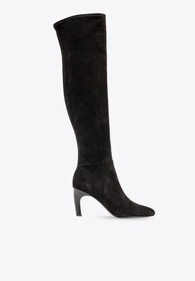Tory Burch Women's High Heel Over The Knee Boots In Black