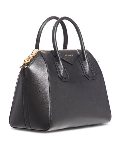 Givenchy Versatile Compact Tote Bag With Adjustable Strap In Black