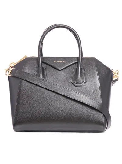Givenchy Versatile Compact Tote Bag With Adjustable Strap In Black