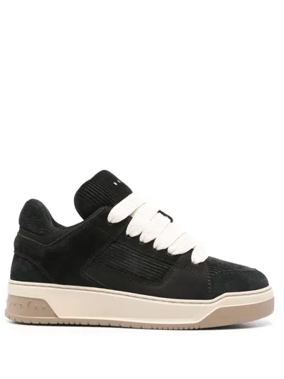 Hogan Sneakers Lace-up Padded Collar In Black