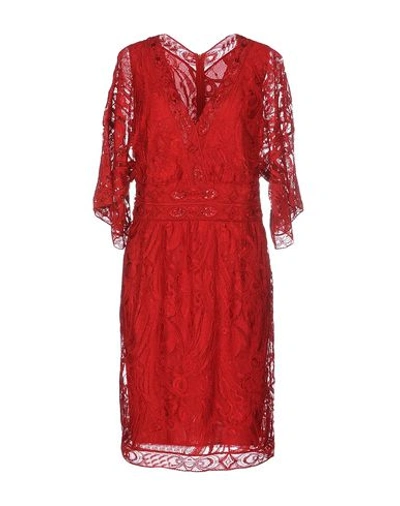 Emilio Pucci Knee-length Dress In Brick Red