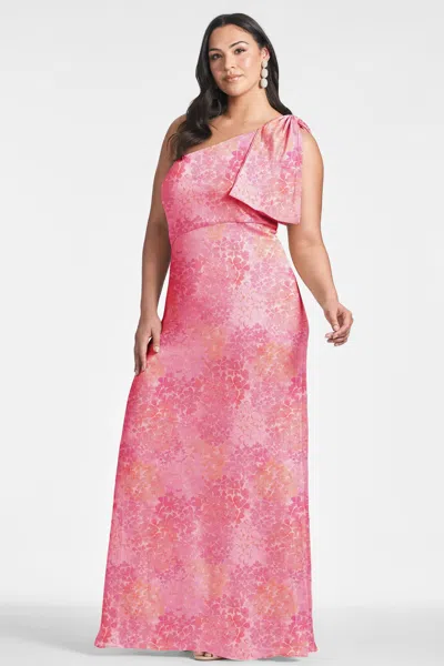 Sachin & Babi Chelsea Gown In Pastel Sunset Hydrangea