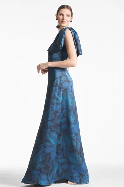 Sachin & Babi Chelsea Floral Gown In Tonal Petal