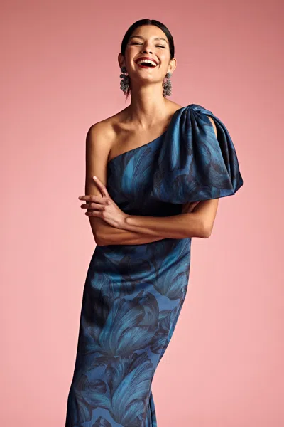Sachin & Babi Chelsea Floral Gown In Tonal Petal