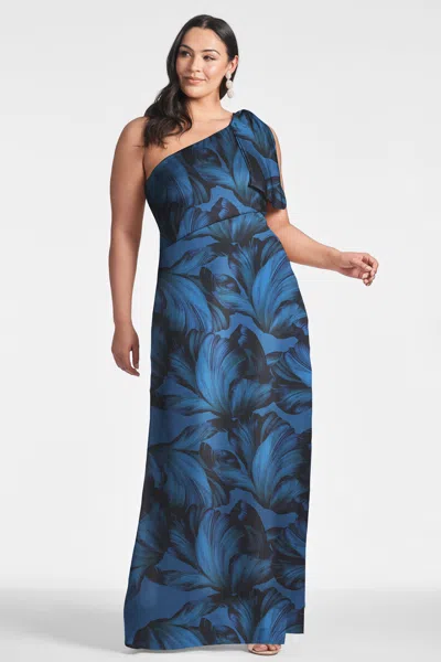Sachin & Babi Chelsea Floral Gown In Tonal Petal