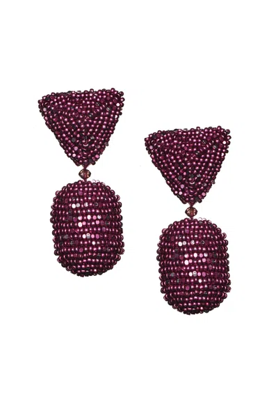 Sachin & Babi Chrystie Earrings In Antique Green