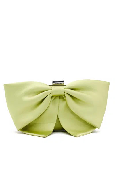 Sachin & Babi Cupids Clutch In Electric Lime