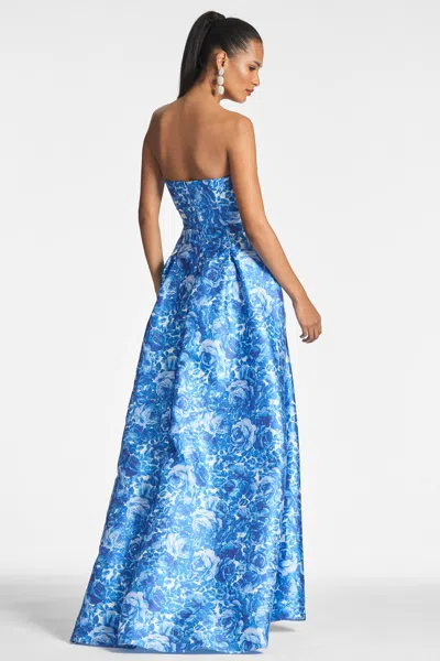 Sachin & Babi Giovanna Gown In Mediterranean Blooms