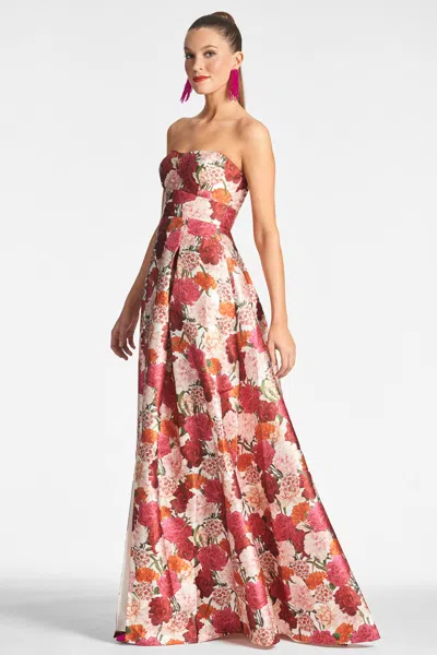 Sachin & Babi Giovanna Gown In Molti Fiore