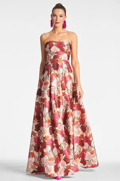 Sachin & Babi Giovanna Gown In Molti Fiore