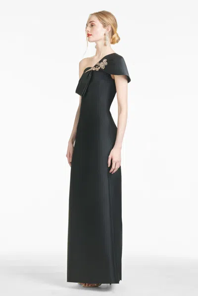 Shop Sachin & Babi Ines Gown In Black