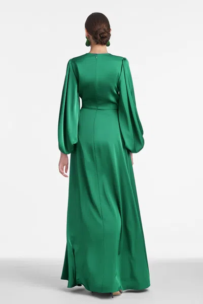 Sachin & Babi Jenny Gown In Emerald