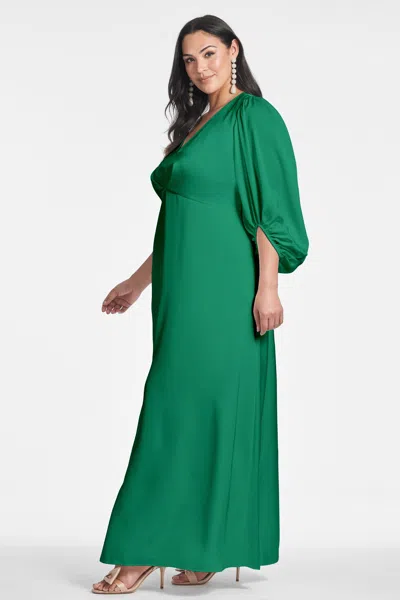 Sachin & Babi Jenny Gown In Emerald