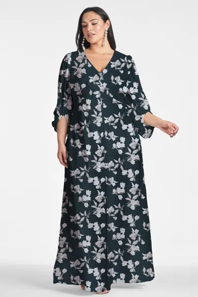 Sachin & Babi Jenny Gown In Navy Venetia Petal