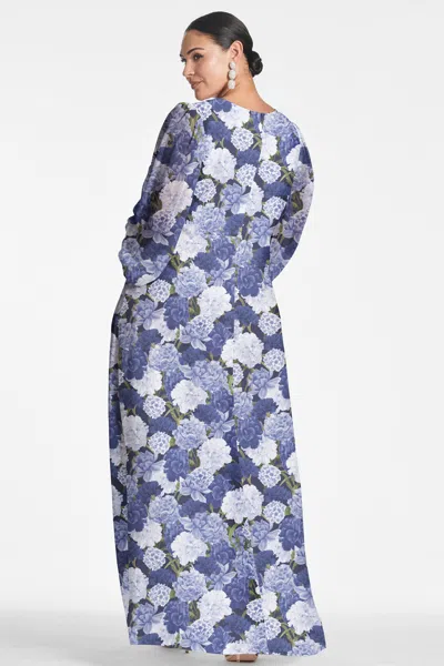 Sachin & Babi Jenny Floral-print Maxi Dress In Rosa Azurro