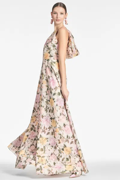 Sachin & Babi Kate Gown In Pink Lemonade Bouquet