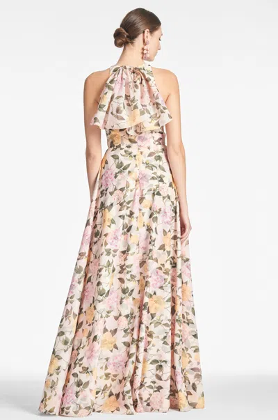Sachin & Babi Kate Gown In Pink Lemonade Bouquet