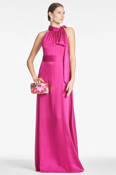 Sachin & Babi Kayla Gown In Dragonfruit