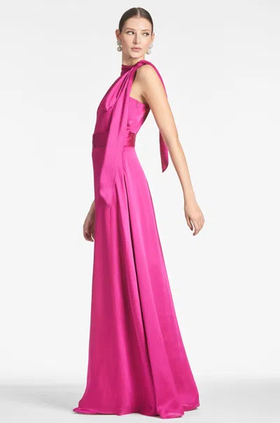 Sachin & Babi Kayla Gown In Dragonfruit