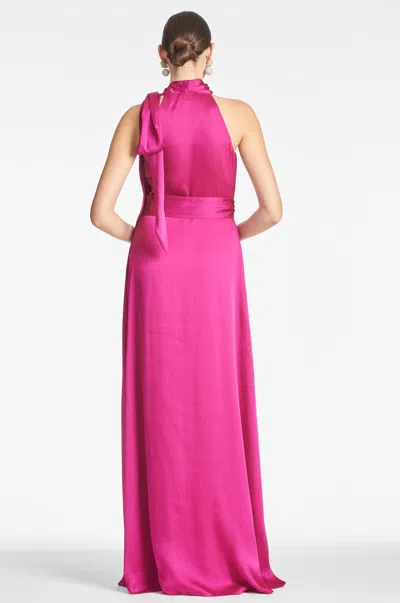 Sachin & Babi Kayla Gown In Dragonfruit