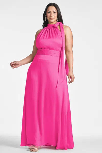 Sachin & Babi Kayla Gown In Dragonfruit