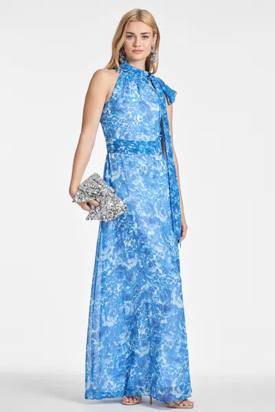 Sachin & Babi Kayla Gown In Mediterranean Blooms
